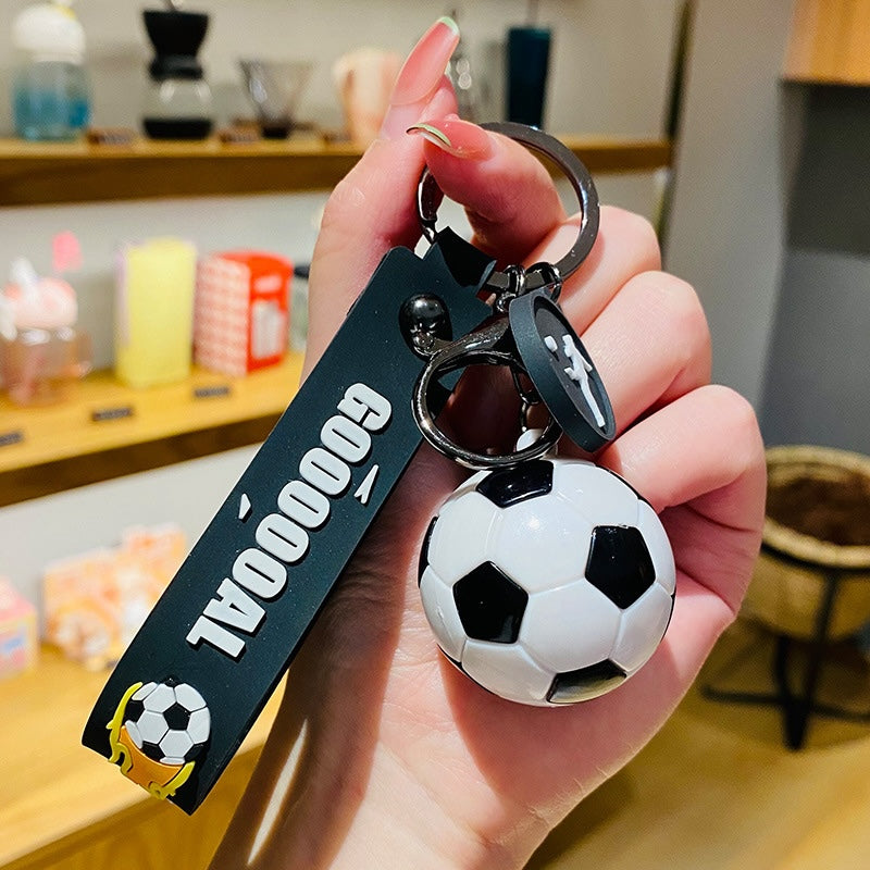 Soccer Ball Keychain