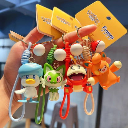Pokémon Premium Keychain Charm – Poké Ball Style with Color Strap