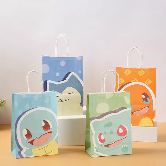 Cartoon Paper Gift Bag with Handle