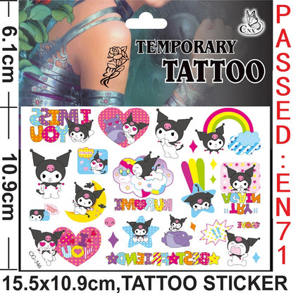 Temporary Tattoos for Kids Single Pack