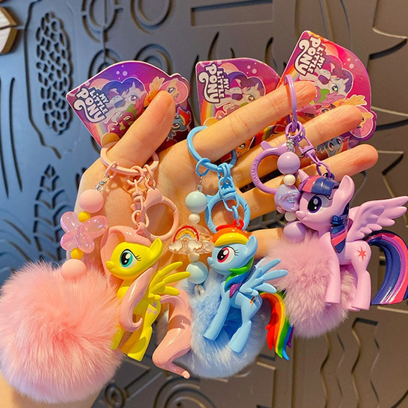 My Little Pony Pom-Pom & Beaded Keychain Collection