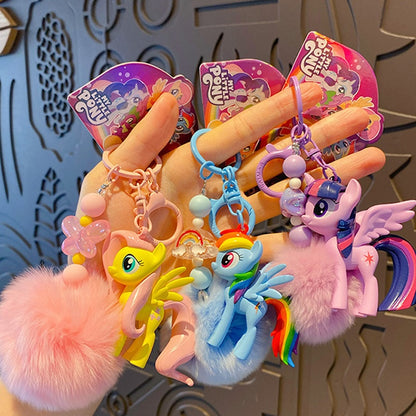 My Little Pony Pom-Pom & Beaded Keychain Collection