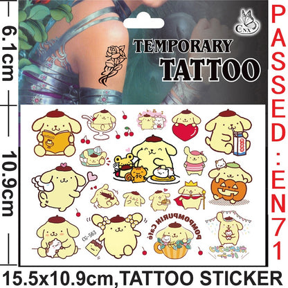Temporary Tattoos for Kids Single Pack