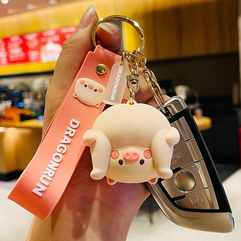 Cute Premium Cartoon Silicone Keychain
