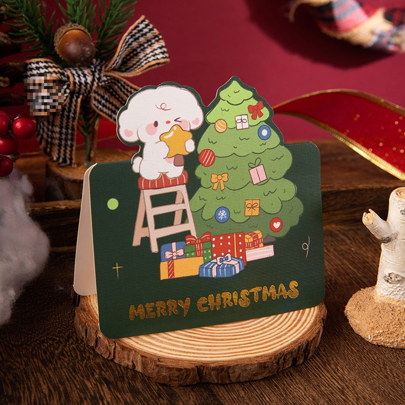 Christmas Mini Foil Greeting Cards – Pack of 10