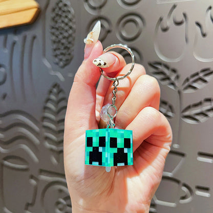 Light-Up Cube Keychain