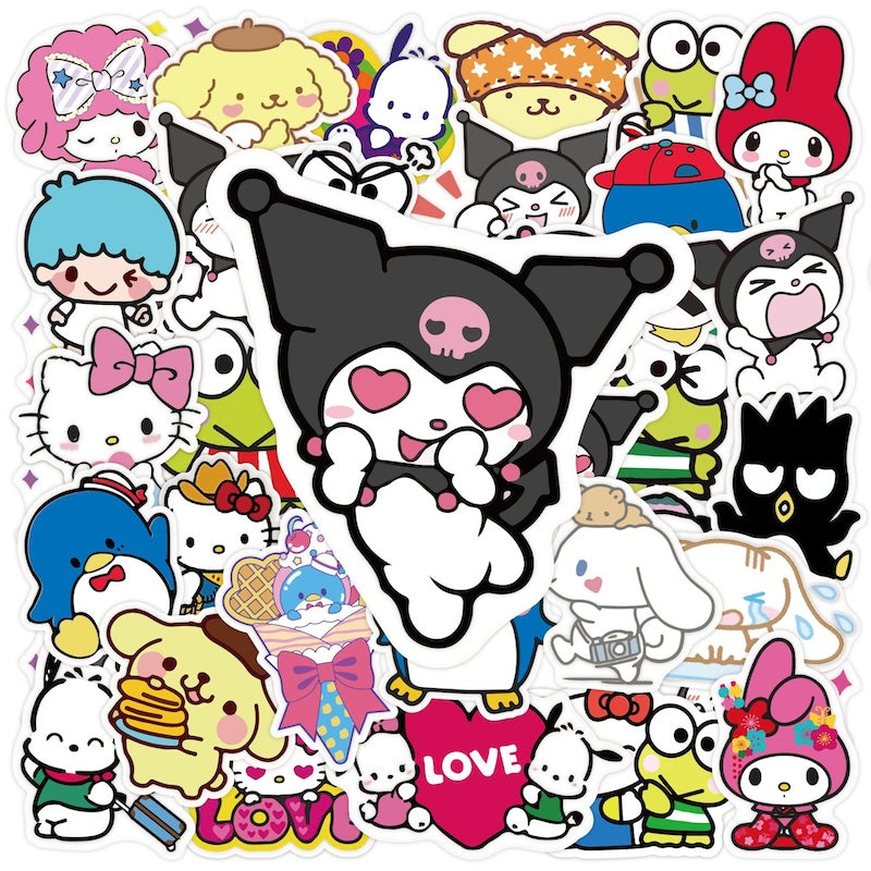 50PCS DIY Waterproof Stickers