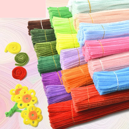 Chenille Stems 20 Color – Extra Thick & Flexible for DIY Crafts