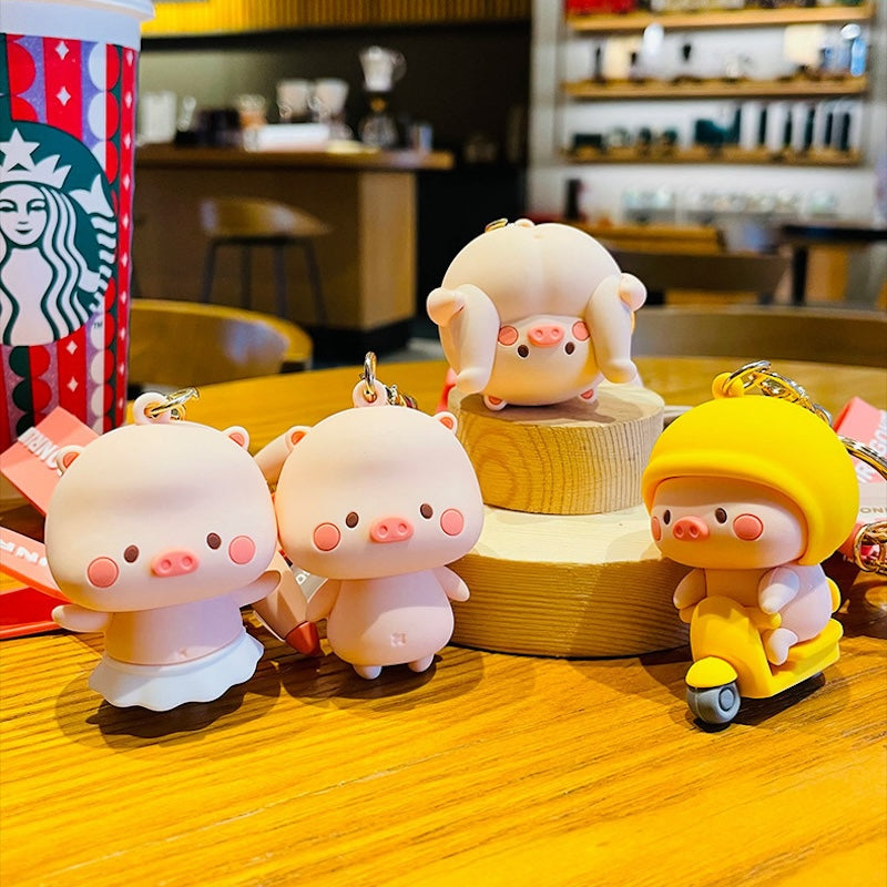 Cute Premium Cartoon Silicone Keychain