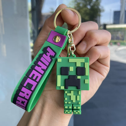 Cute Cartoon Silicone Keychain
