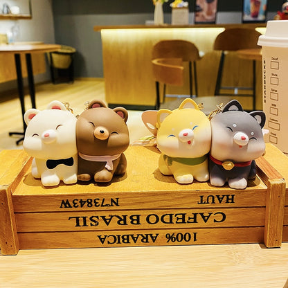 Cute Animal Magnetic Keychain Set (2PCS)