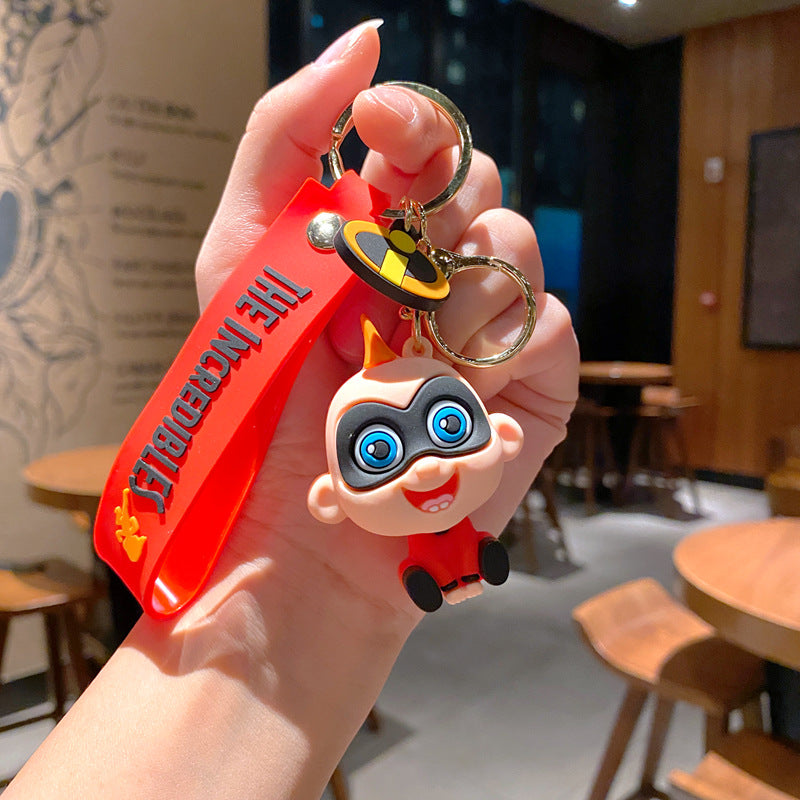 Cartoon Soft Silicone Keychain