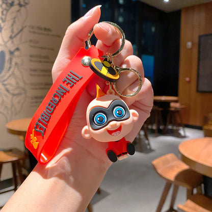 Cartoon Soft Silicone Keychain