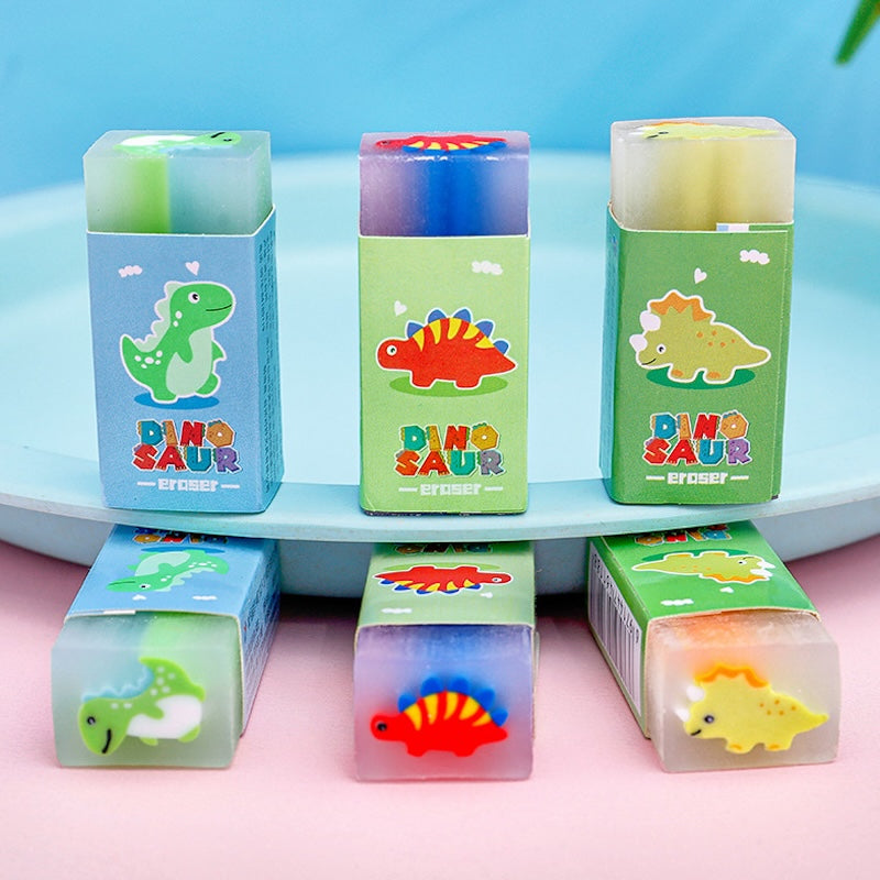 Cute Sandwich-Style Animal/Space/Dinosaur Erasers