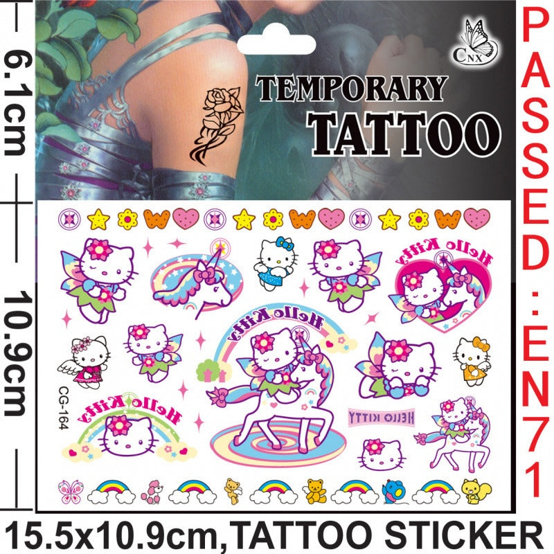Temporary Tattoos for Kids Single Pack