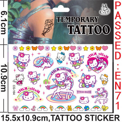 Temporary Tattoos for Kids Single Pack