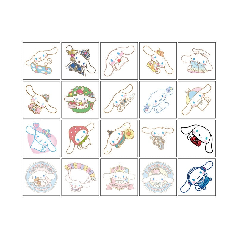 Kids Temporary Tattoo Stickers 5x5cm 20PCS Set
