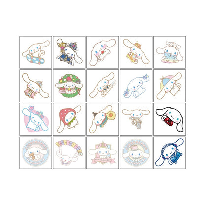 Kids Temporary Tattoo Stickers 5x5cm 20PCS Set