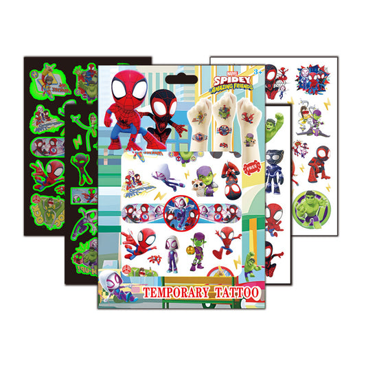Kids Temporary Tattoos 4 Sheets Gift Set