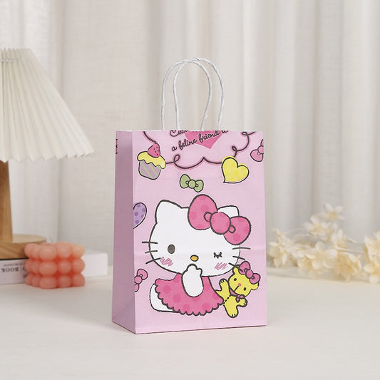 Cartoon Paper Gift Bag with Handle