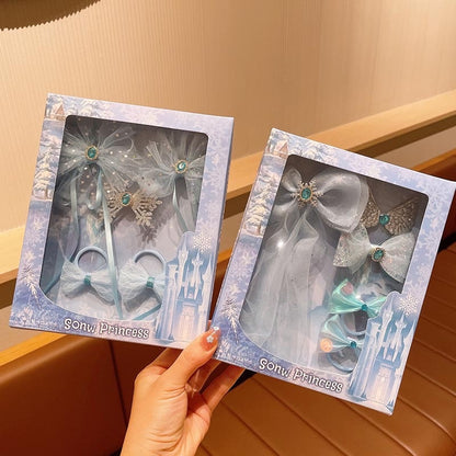 Snow Princess Crown Hair Set Gift Box
