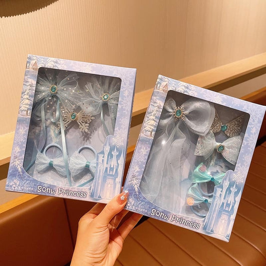 Snow Princess Crown Hair Set Gift Box