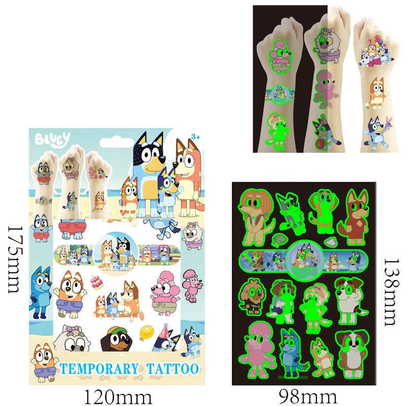 Kids Temporary Tattoos 4 Sheets Gift Set