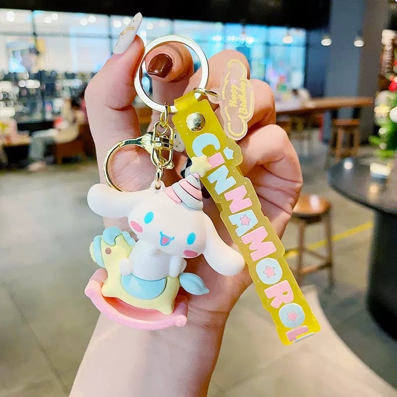 Cartoon Soft Silicone Keychain