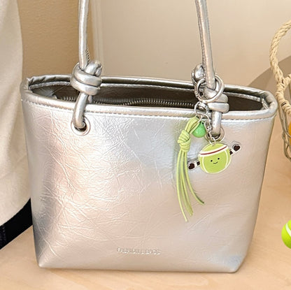 Cute Sports Acrylic Bell Keychain Charm