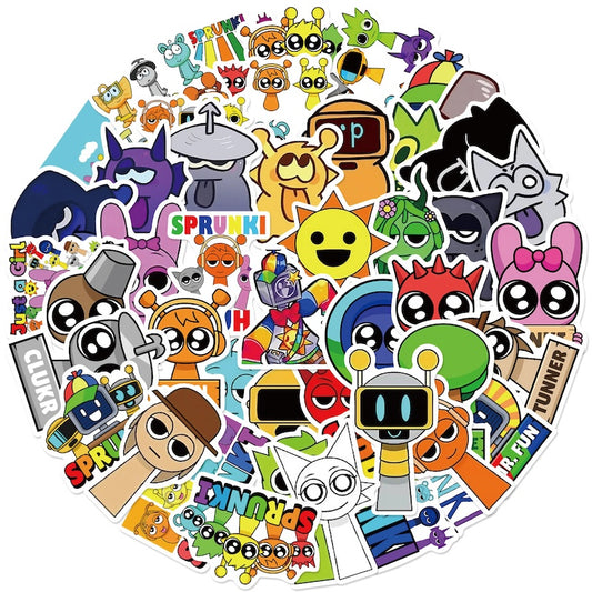 50PCS DIY Waterproof Stickers