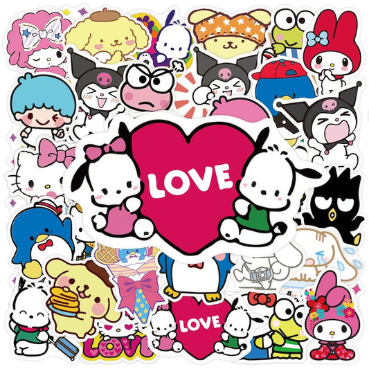 50PCS DIY Waterproof Stickers