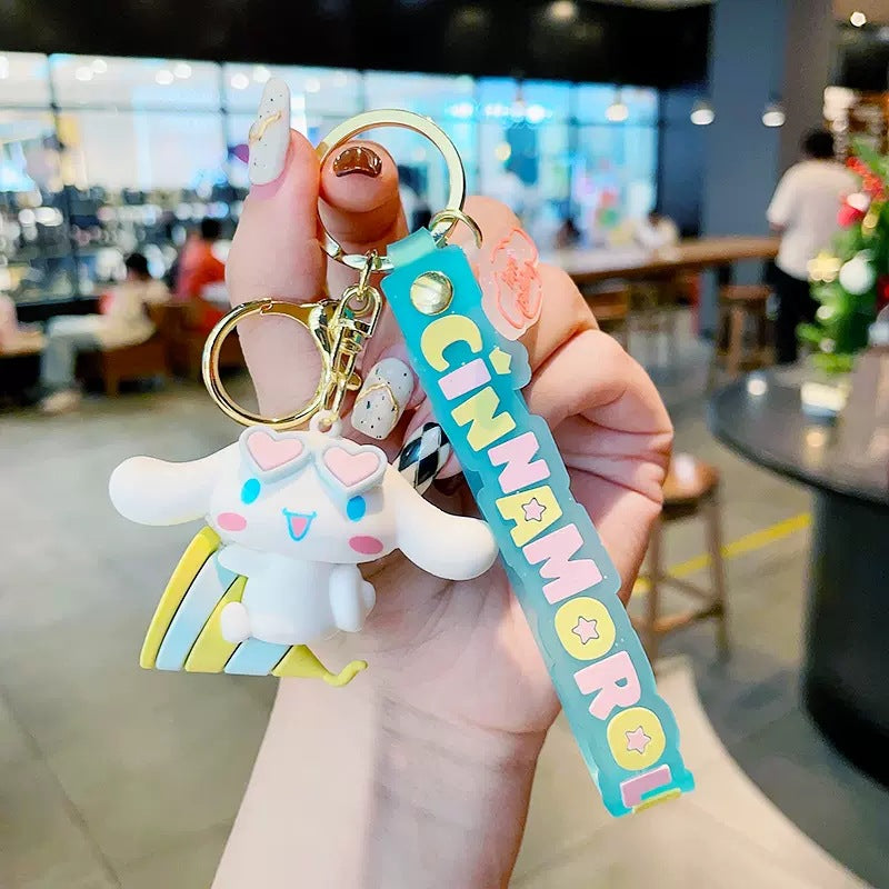 Cartoon Soft Silicone Keychain