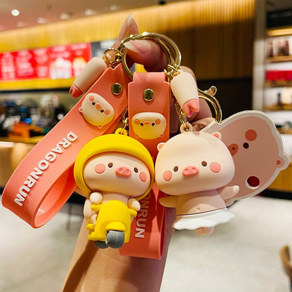 Cute Premium Cartoon Silicone Keychain