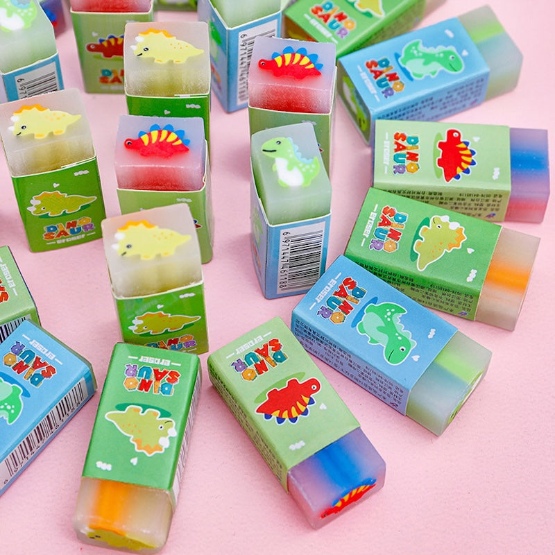 Cute Sandwich-Style Animal/Space/Dinosaur Erasers