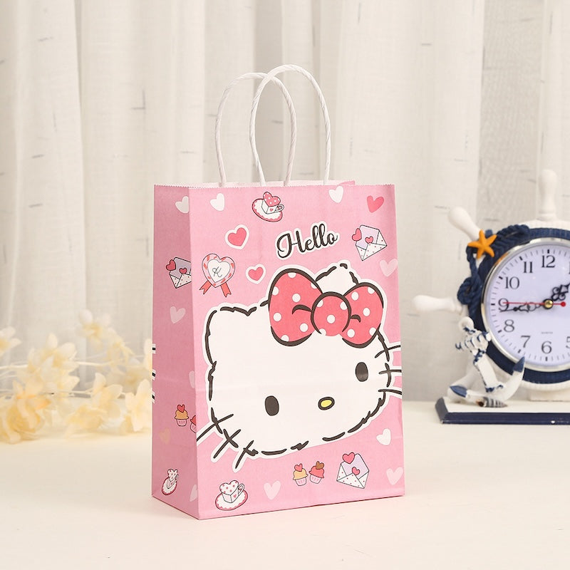 Cartoon Paper Gift Bag with Handle