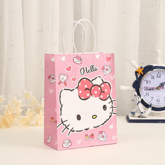 Cartoon Paper Gift Bag with Handle