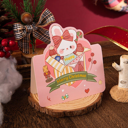 Christmas Mini Foil Greeting Cards – Pack of 10