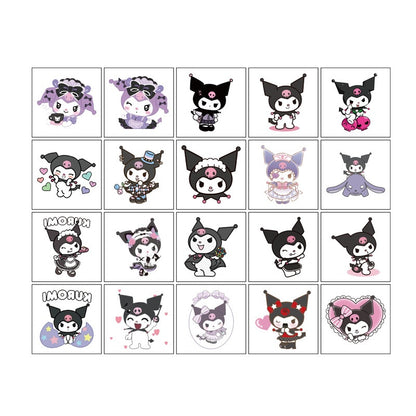 Kids Temporary Tattoo Stickers 5x5cm 20PCS Set