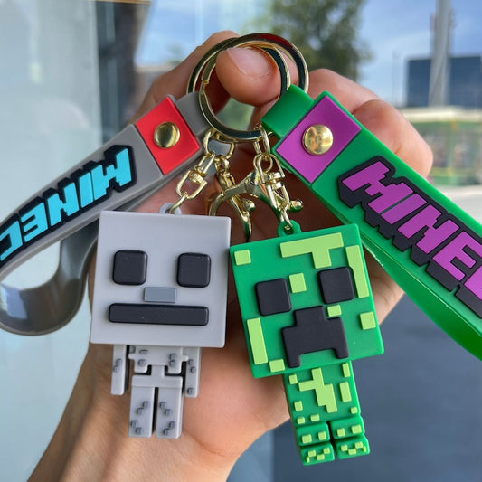 Cute Cartoon Silicone Keychain