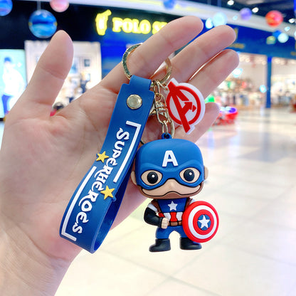 Cartoon Soft Silicone Keychain