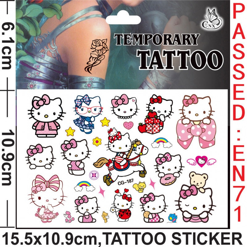Temporary Tattoos for Kids Single Pack