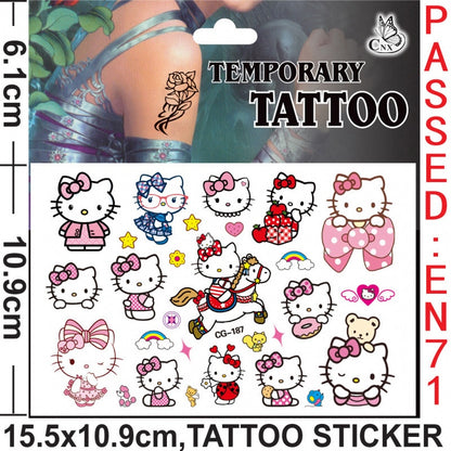 Temporary Tattoos for Kids Single Pack