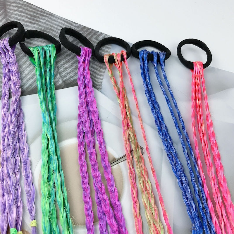 Cute Colorful Twist Braid Hair Tie for Girls