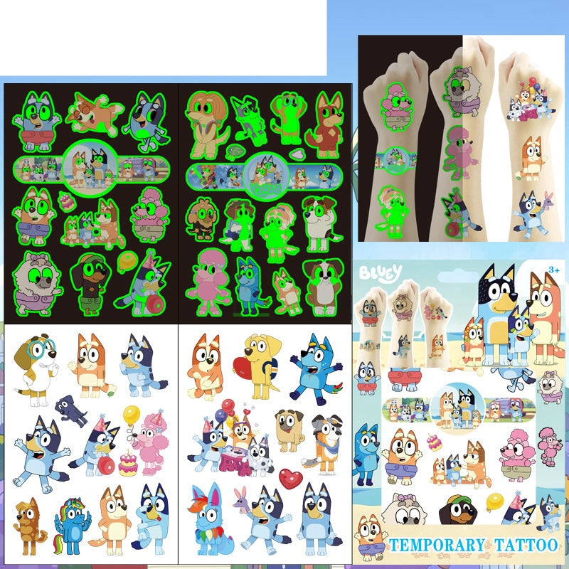Kids Temporary Tattoos 4 Sheets Gift Set