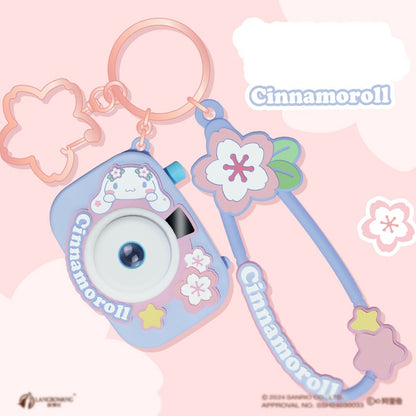 Cherry Blossom Projection Camera Keychain