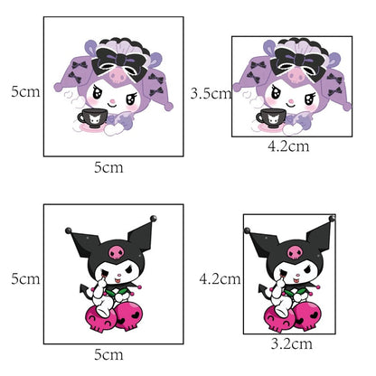 Kids Temporary Tattoo Stickers 5x5cm 20PCS Set