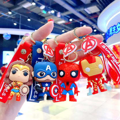 Cartoon Soft Silicone Keychain