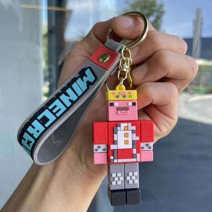 Cute Cartoon Silicone Keychain