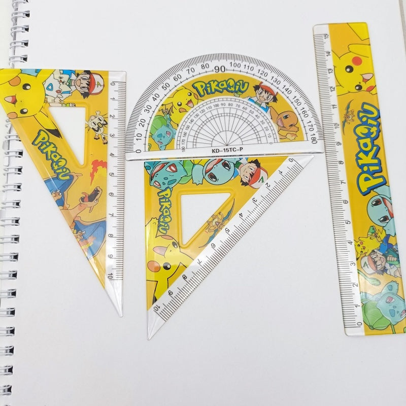 Cute Cartoon Geometry Set for Kids (4PCS)