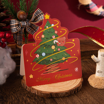 Christmas Mini Foil Greeting Cards – Pack of 10